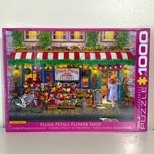 Eurographics Plush Petals Flower Shop Jigsaw Puzzle – 1000 Pieces